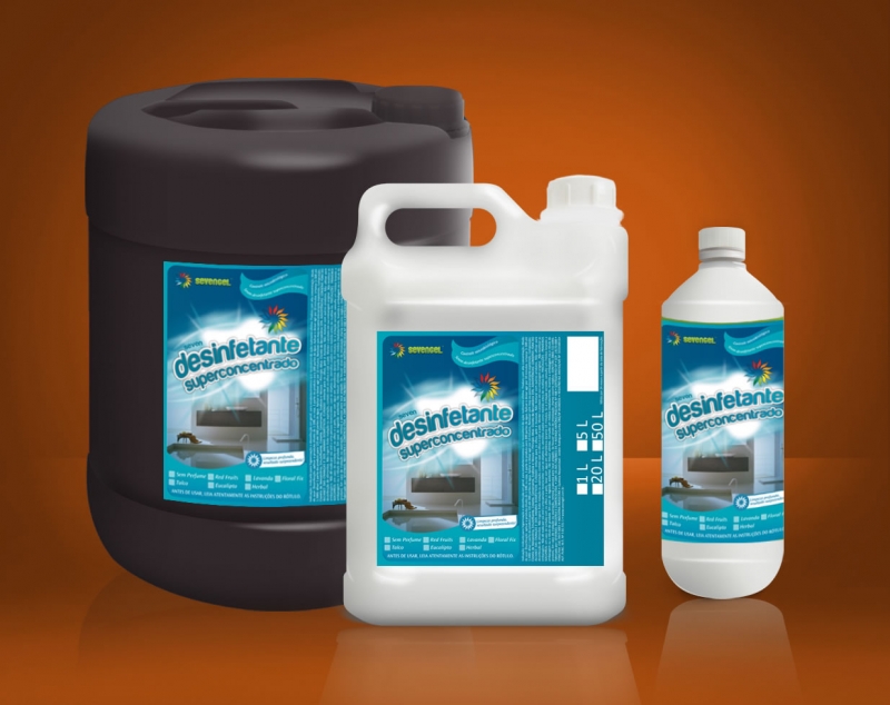 desinfetante super concentrado sevengel